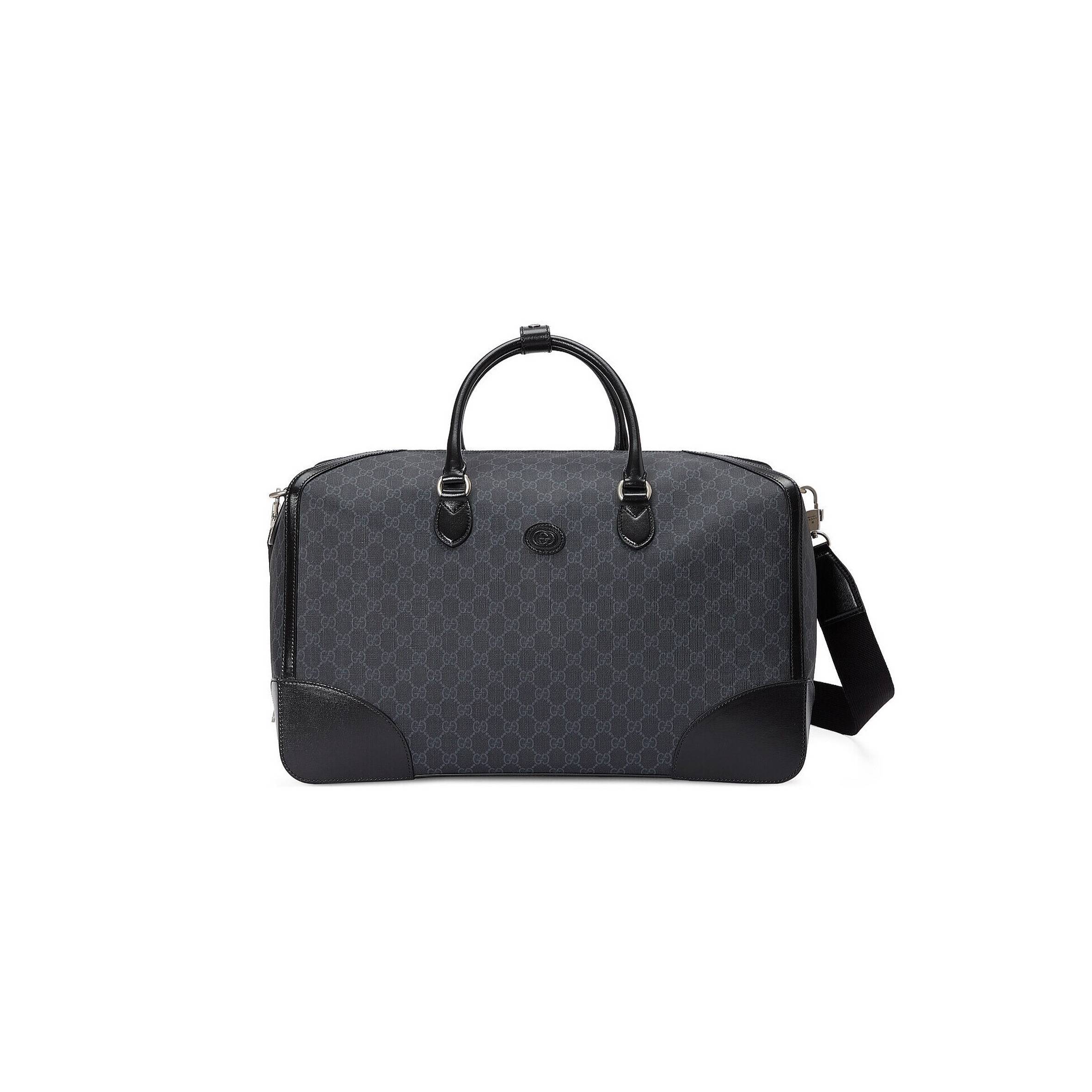 GUCCI LARGE DUFFLE BAG WITH INTERLOCKING G 696015  (52*30*29cm)