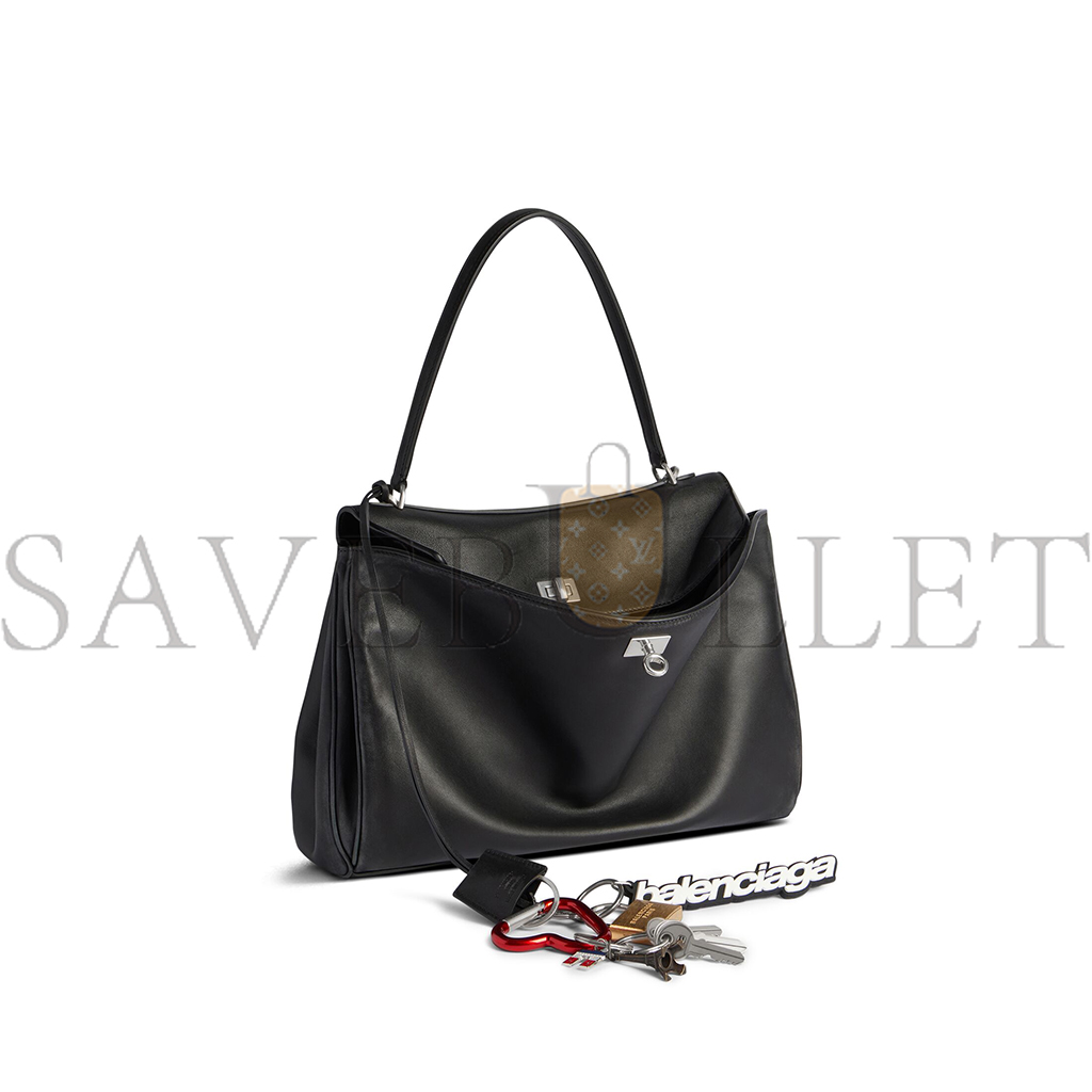 BALENCIAGA BALENCIAGA RODEO MEDIUM TOTE SILVER HARDWARE 789772 (35*23.3*10.9cm) 