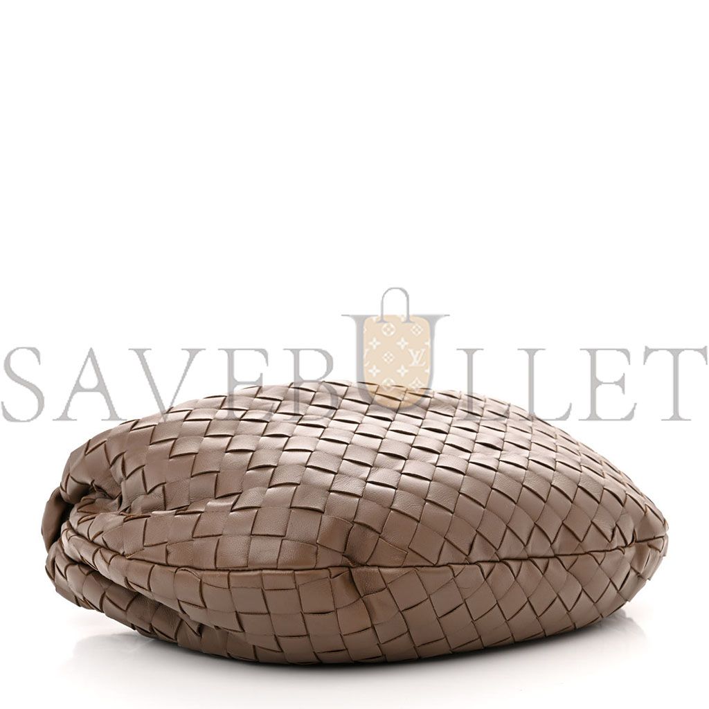 BOTTEGA VENETA NAPPA INTRECCIATO TEEN JODIE DARK TAUPE (33*23*5cm)