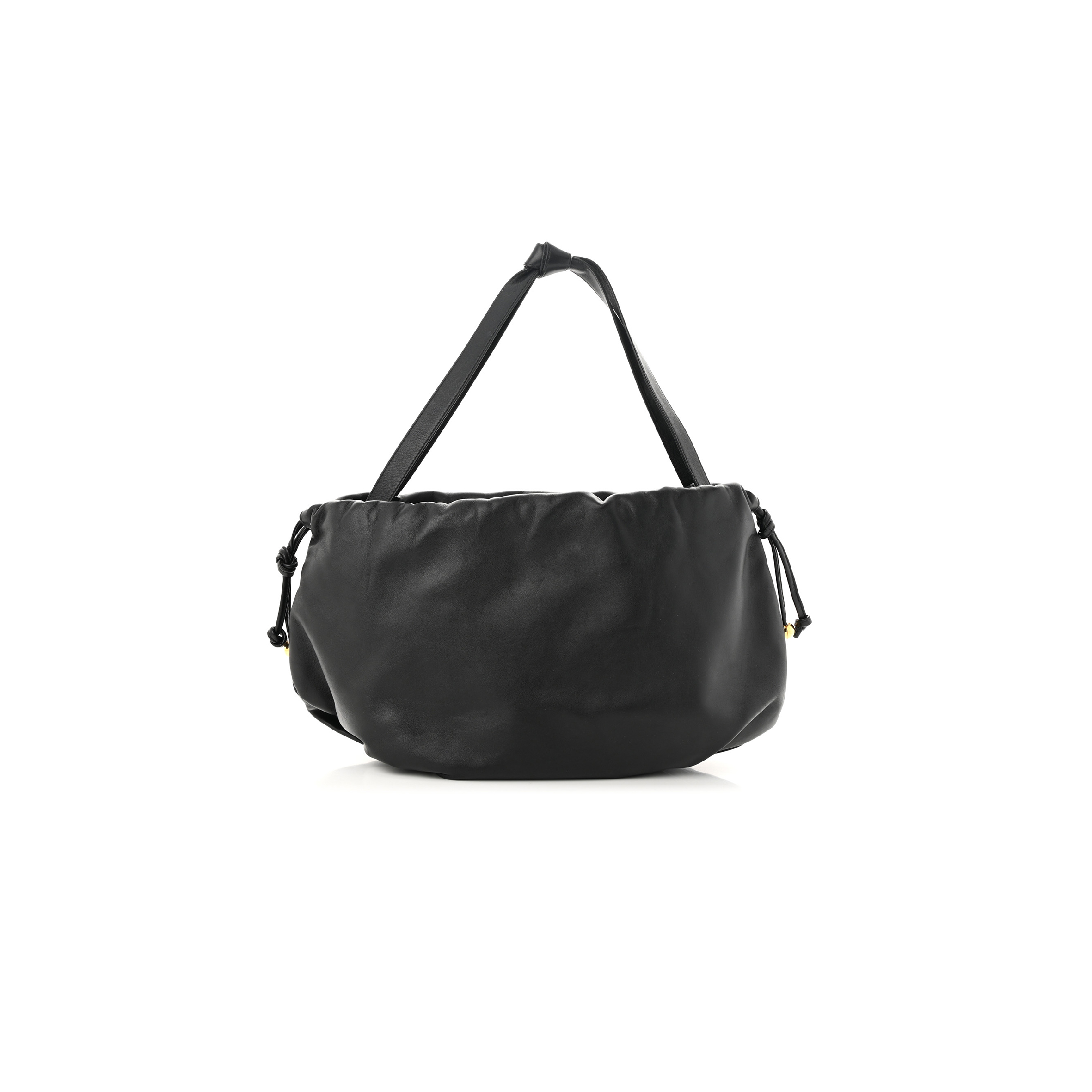 BOTTEGA VENETA NAPPA THE BULB BLACK  (38*24*10cm)