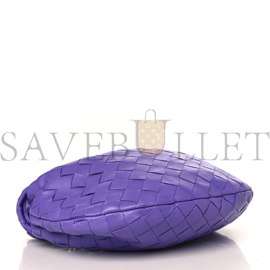 BOTTEGA VENETA NAPPA INTRECCIATO MINI JODIE PURPLE (25*15*8cm)