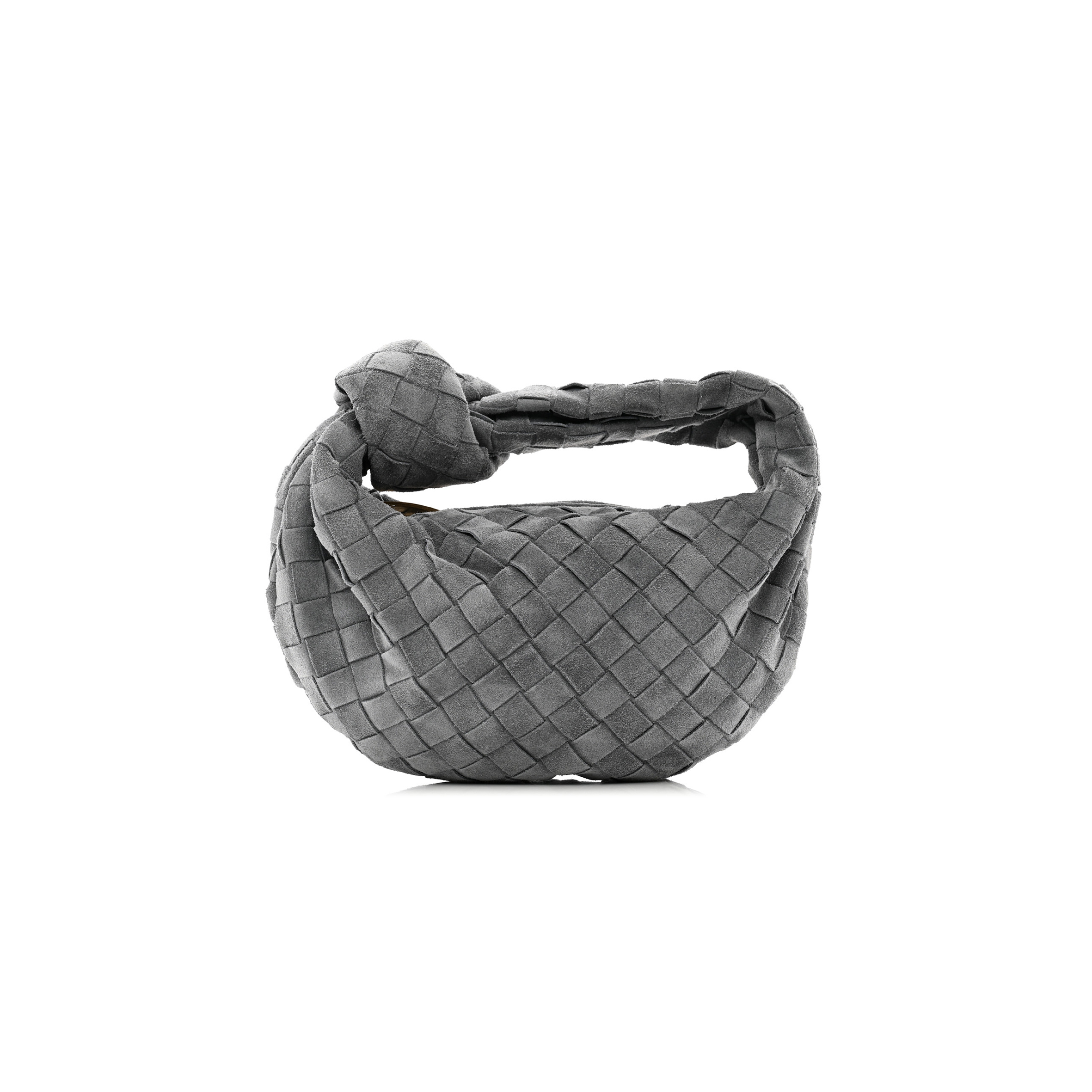 BOTTEGA VENETA SUEDE INTRECCIATO MINI JODIE THUNDER (24*14*8cm)