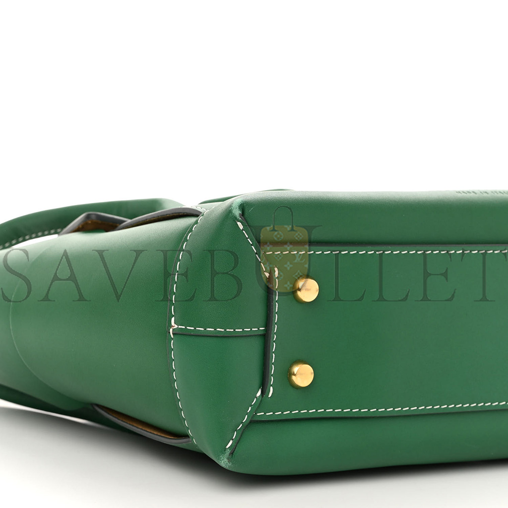 BOTTEGA VENETA FRENCH CALFSKIN MAXI INTRECCIATO ARCO 33 RACING GREEN  (22*22*9cm)