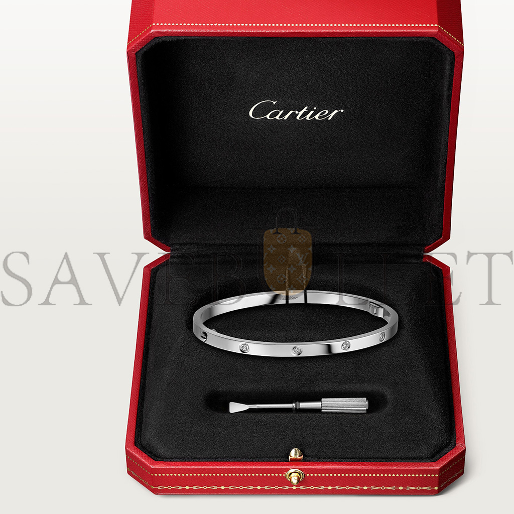 CARTIER  LOVE BRACELET, SMALL MODEL, 10 DIAMONDS B6048017