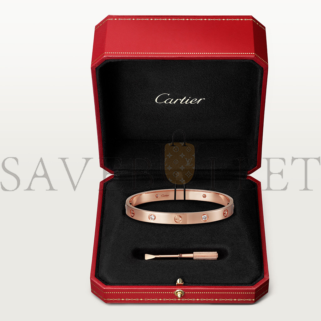 CARTIER LOVE BRACELET, 4 DIAMONDS  B6069917