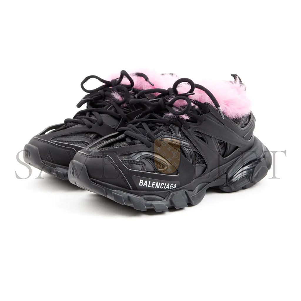 BALENCIAGA TRACK FAUX FUR TRAINERS 668555W3CQ61050