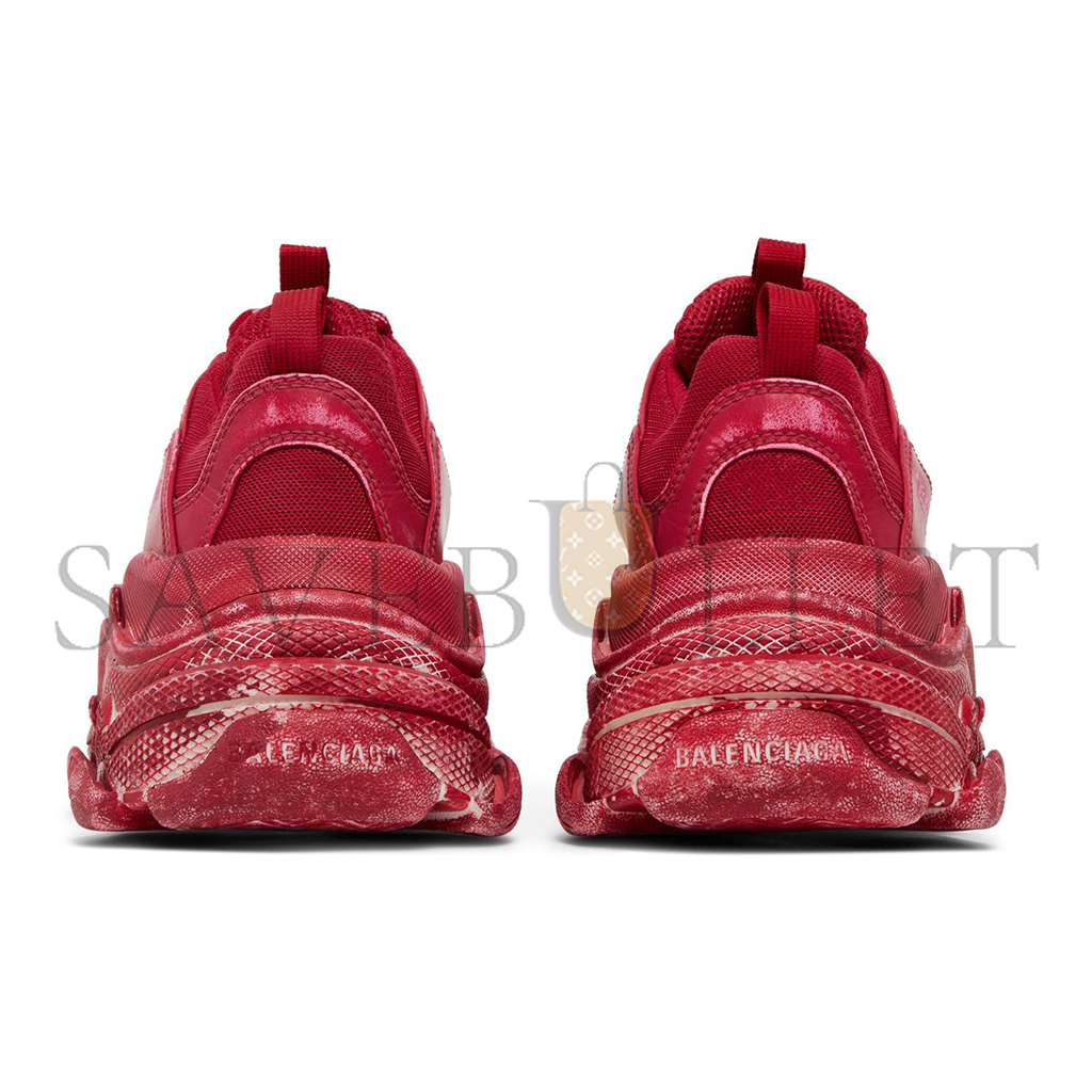 BALENCIAGA WMNS TRIPLE S SNEAKER DARK RED 524039W3CN36000