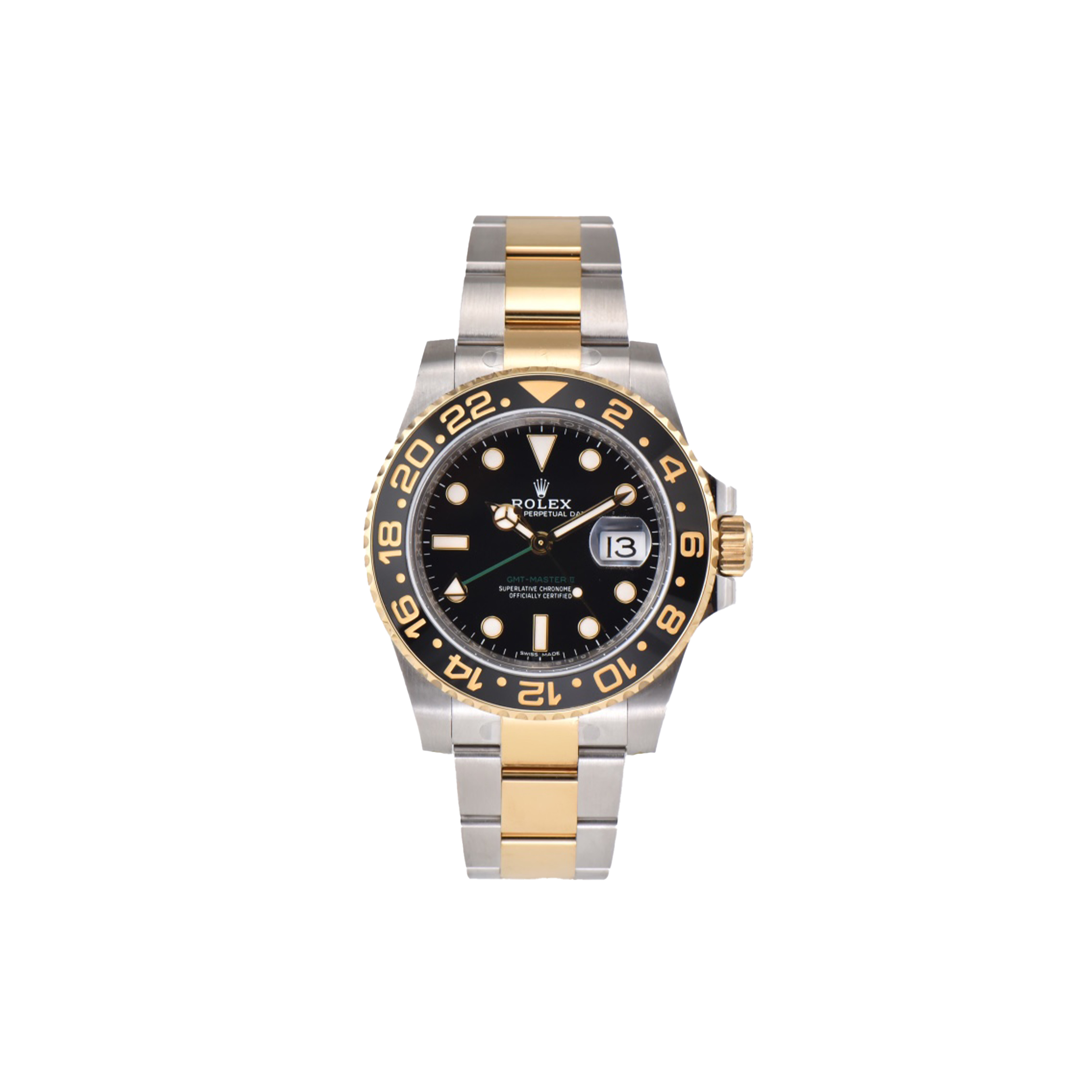 ROLEX GMT-MASTER II 40 MM WATCH 116713LN