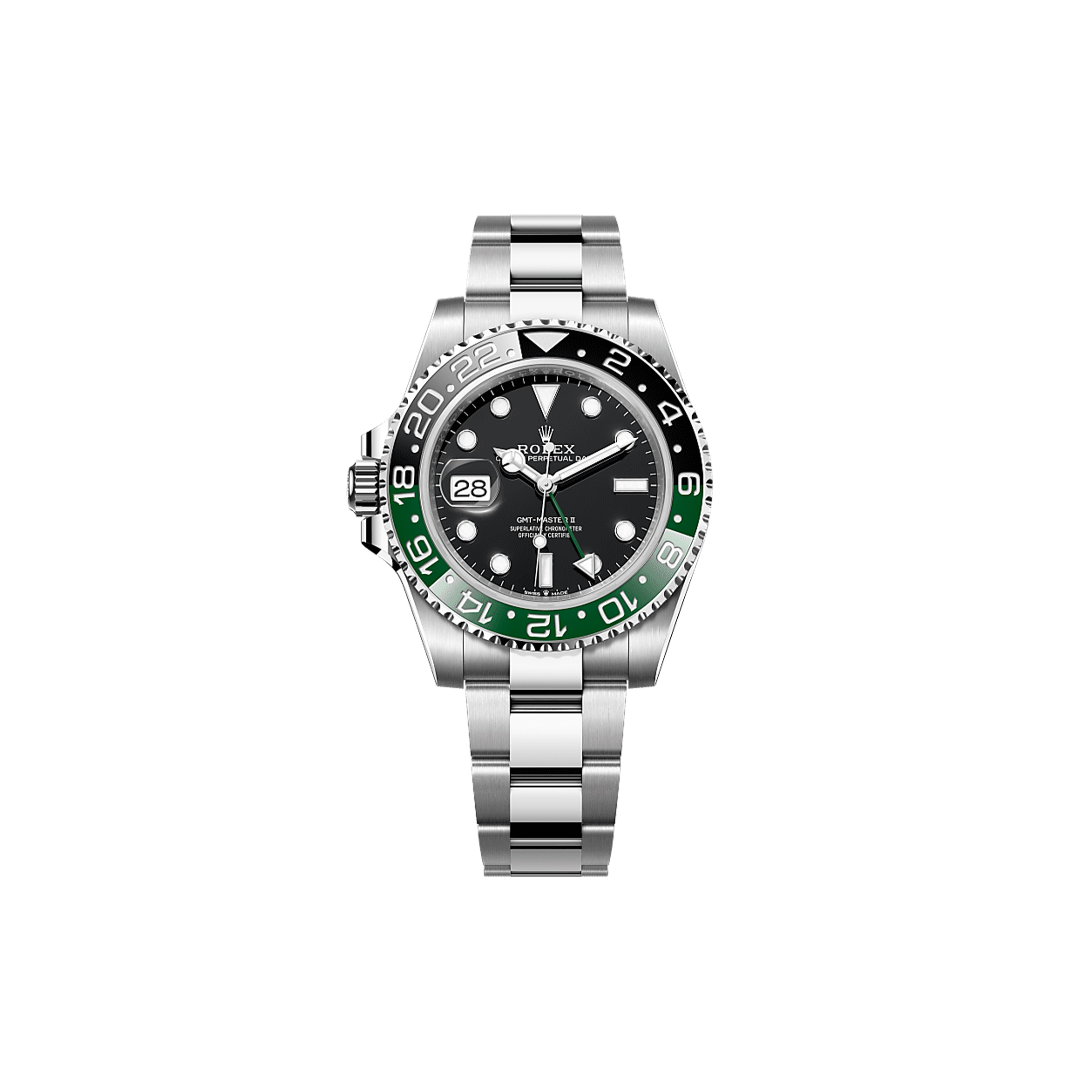 ROLEX GMT-MASTER II OYSTER, 40 MM, OYSTERSTEEL WATCH 126720VTNR