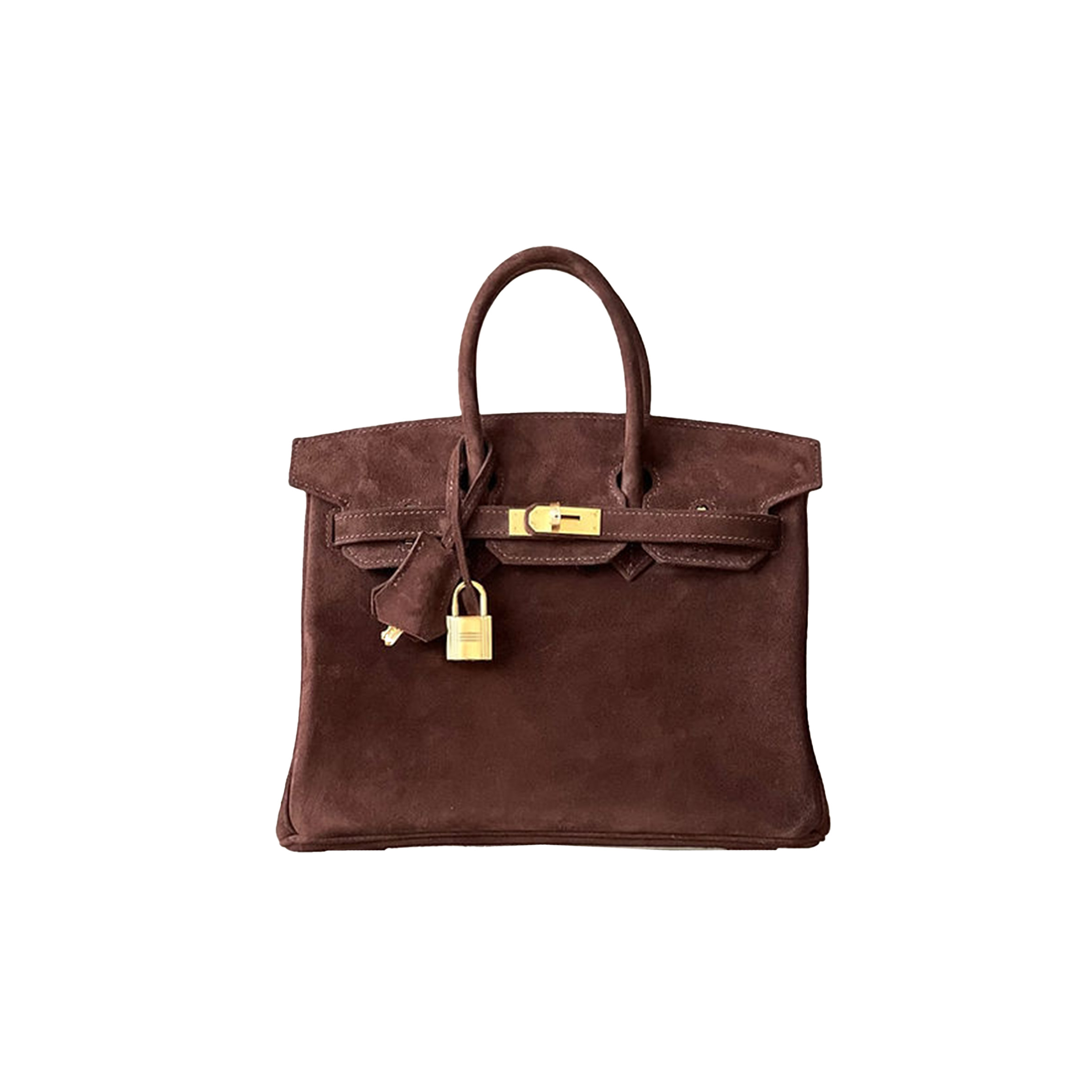 HERMES BIRKIN 30 SELLIER SUEDE GOLD BUCKLE 8489188391 (30*22*16cm)