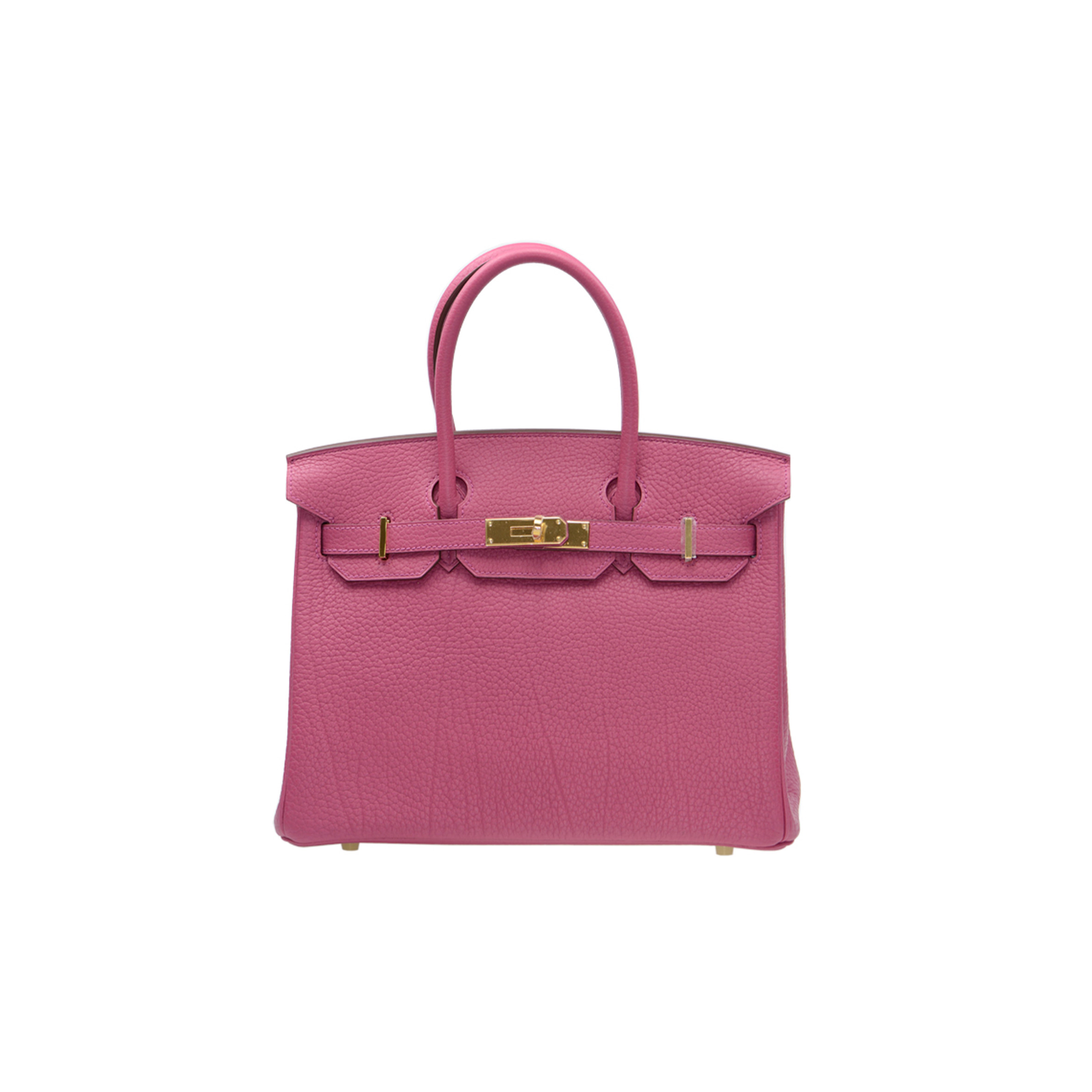 HERMES MASTER BIRKIN 25 TOGO LEATHER PINK BAG BK25X9SWCD (25*20*13cm)