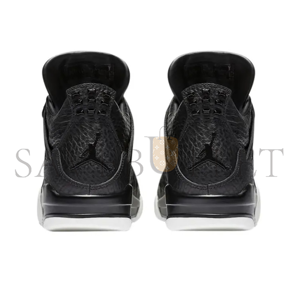 NIKE JORDAN 4 RETRO PONY HAIR BLACK 819139-010