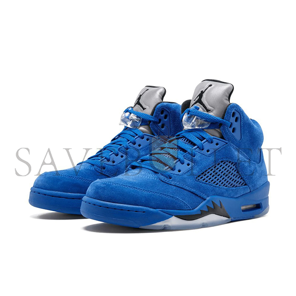 NIKE JORDAN 5 RETRO BLUE SUEDE 136027-401