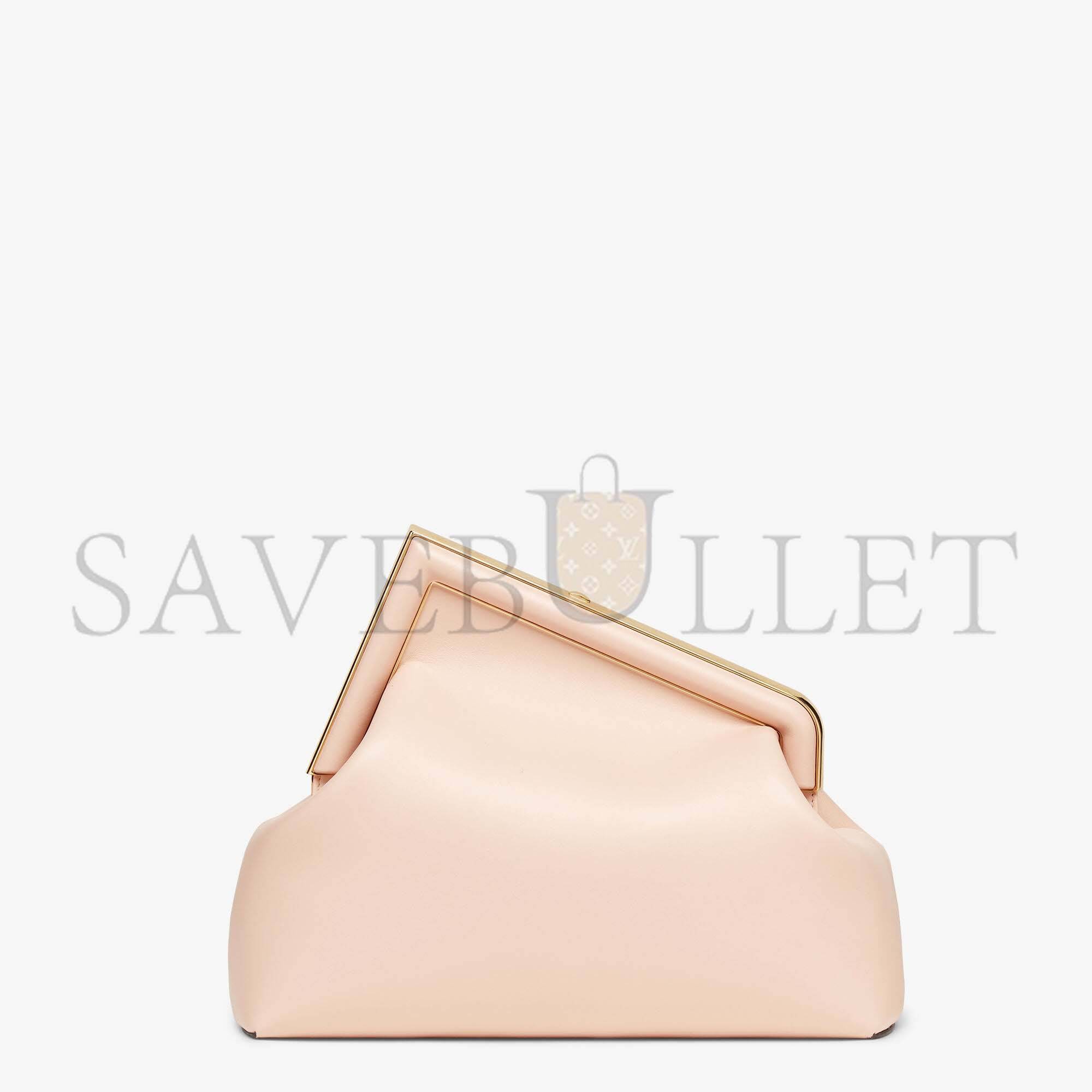 FENDI FIRST MEDIUM - PALE PINK LEATHER BAG 8BP127ABVEF14N1 (32.5*23.5*15cm)