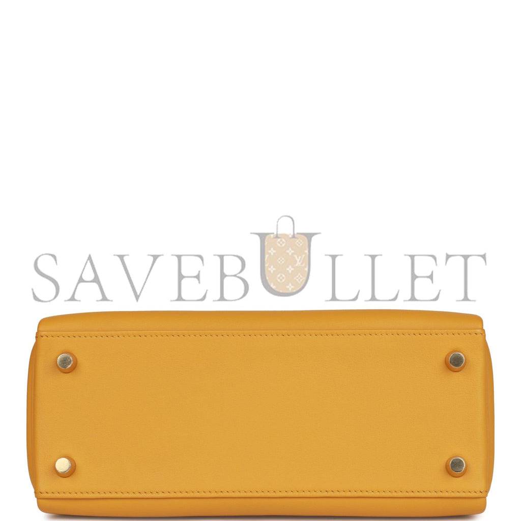 HERMES KELLY RETOURNE 25 IN & OUT NATA SWIFT PALLADIUM HARDWARE HANDMADE(25*17*7cm)