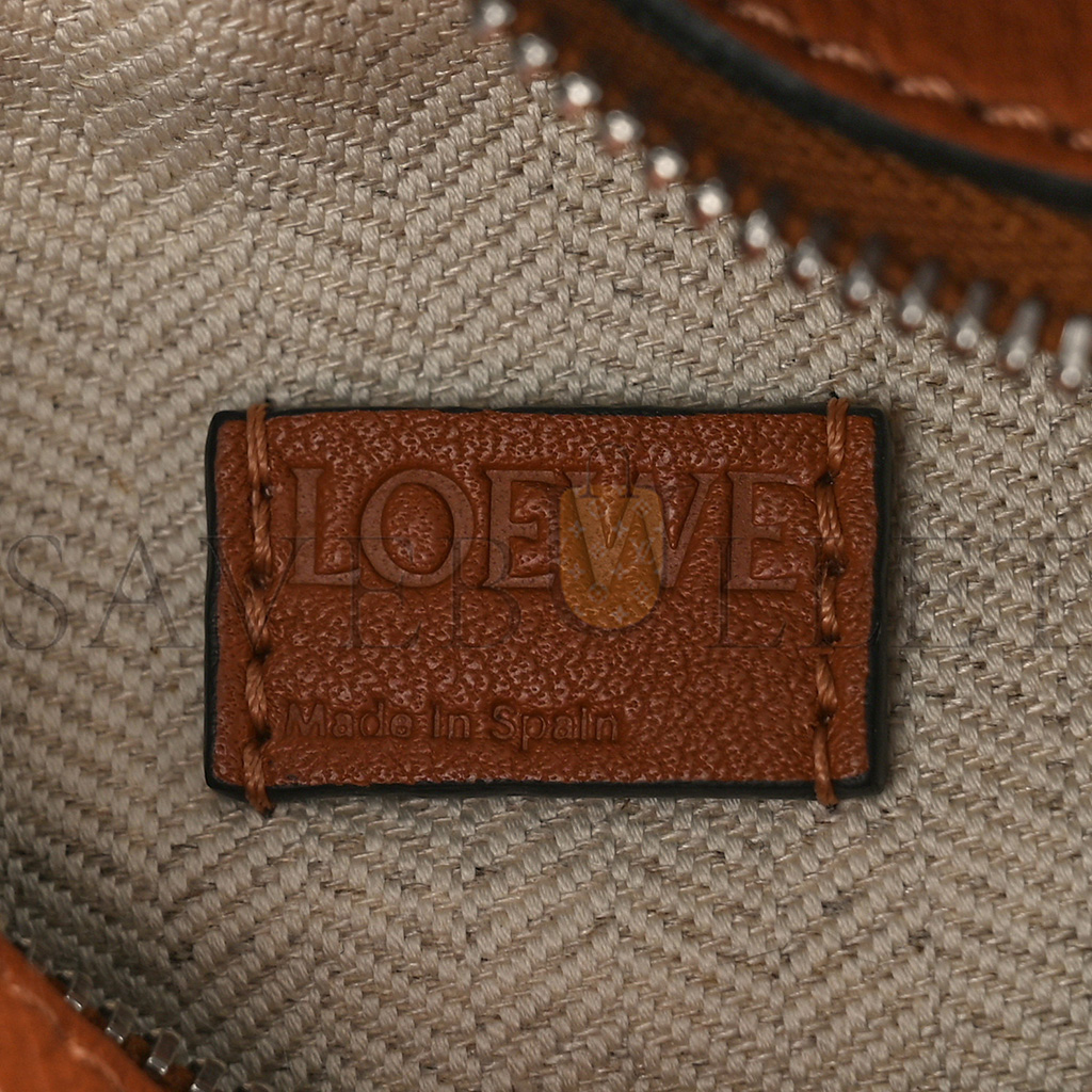 LOEWE CALFSKIN NANO PUZZLE BAG TAN (13*10*6cm)