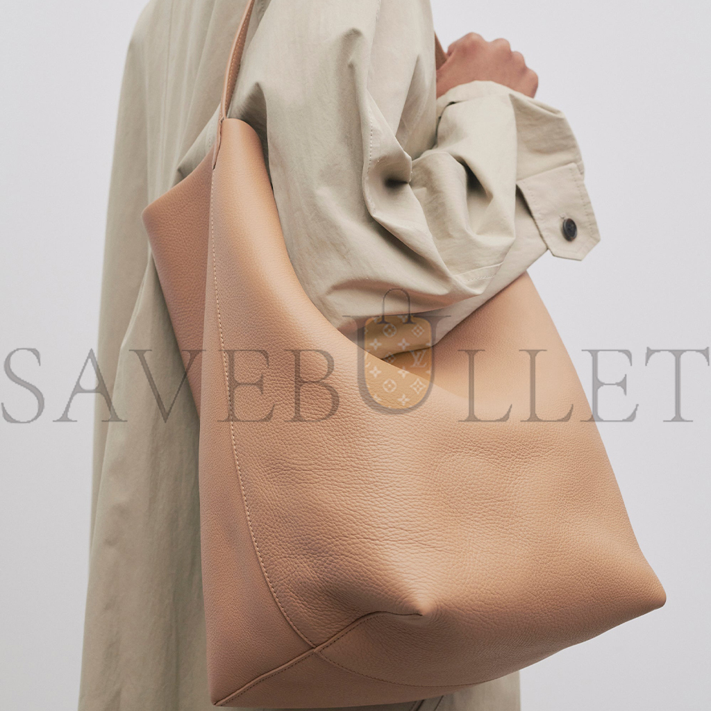 THE ROW LARGE NS PARK TOTE BAG IN LEATHER CINNAMON W1273L129CMON (17*15*8cm)