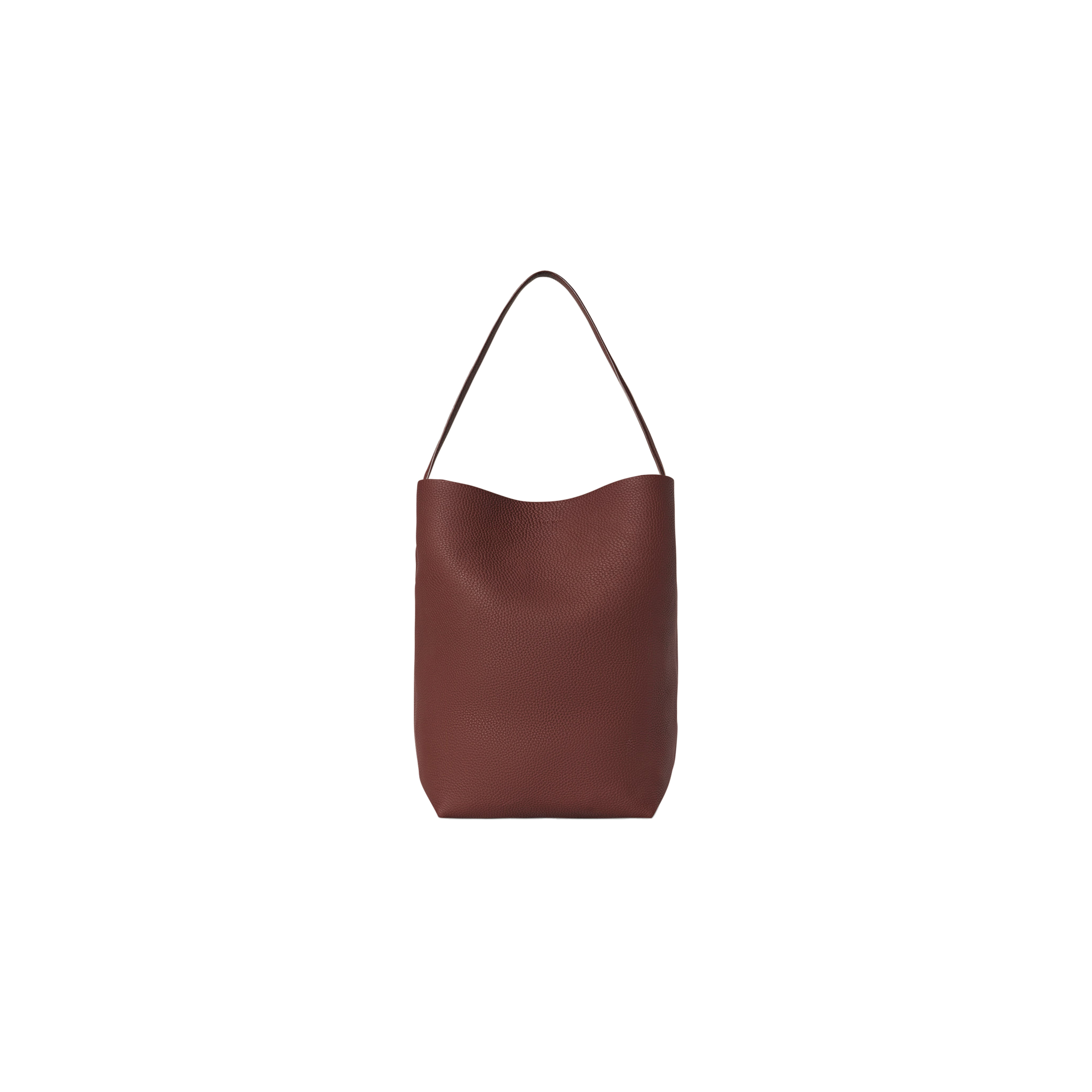 THE ROW LARGE NS PARK TOTE IN LEATHER BURNT WOOD W1273L129BWOD (17*15*8cm)