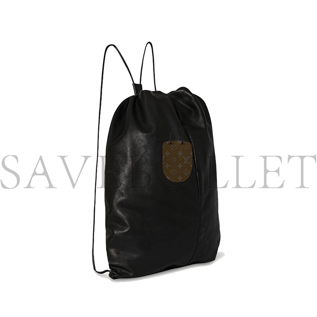 THE ROW PUFFY BACKPACK IN LEATHER BLACK W1604L114BLPL (28*47*8cm)