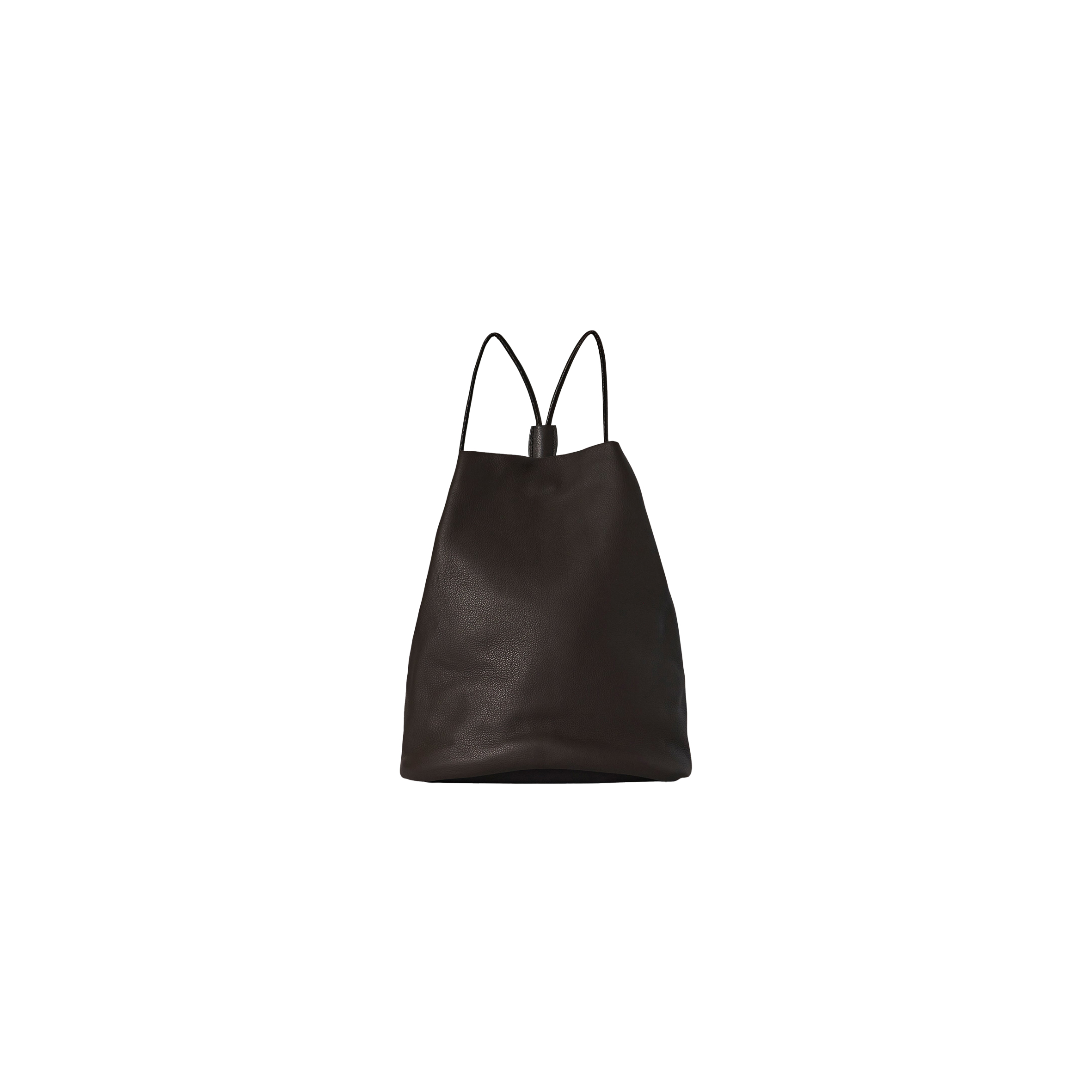 THE ROW JOE BACKPACK IN LEATHER ESPRESSO W1632L31ESAS (25*17*30cm)