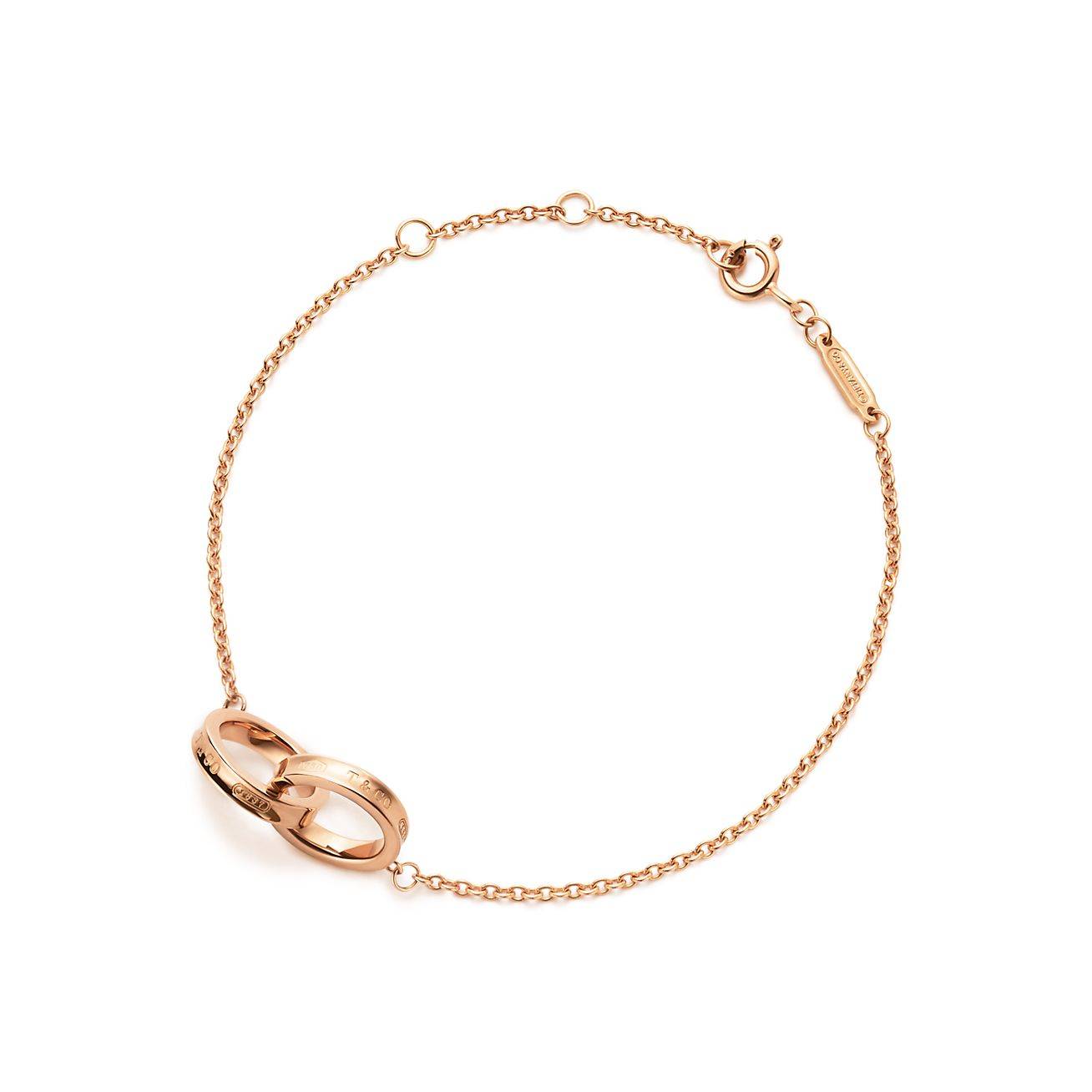 TIFFANY 1837® INTERLOCKING CIRCLES CHAIN BRACELET IN ROSE GOLD