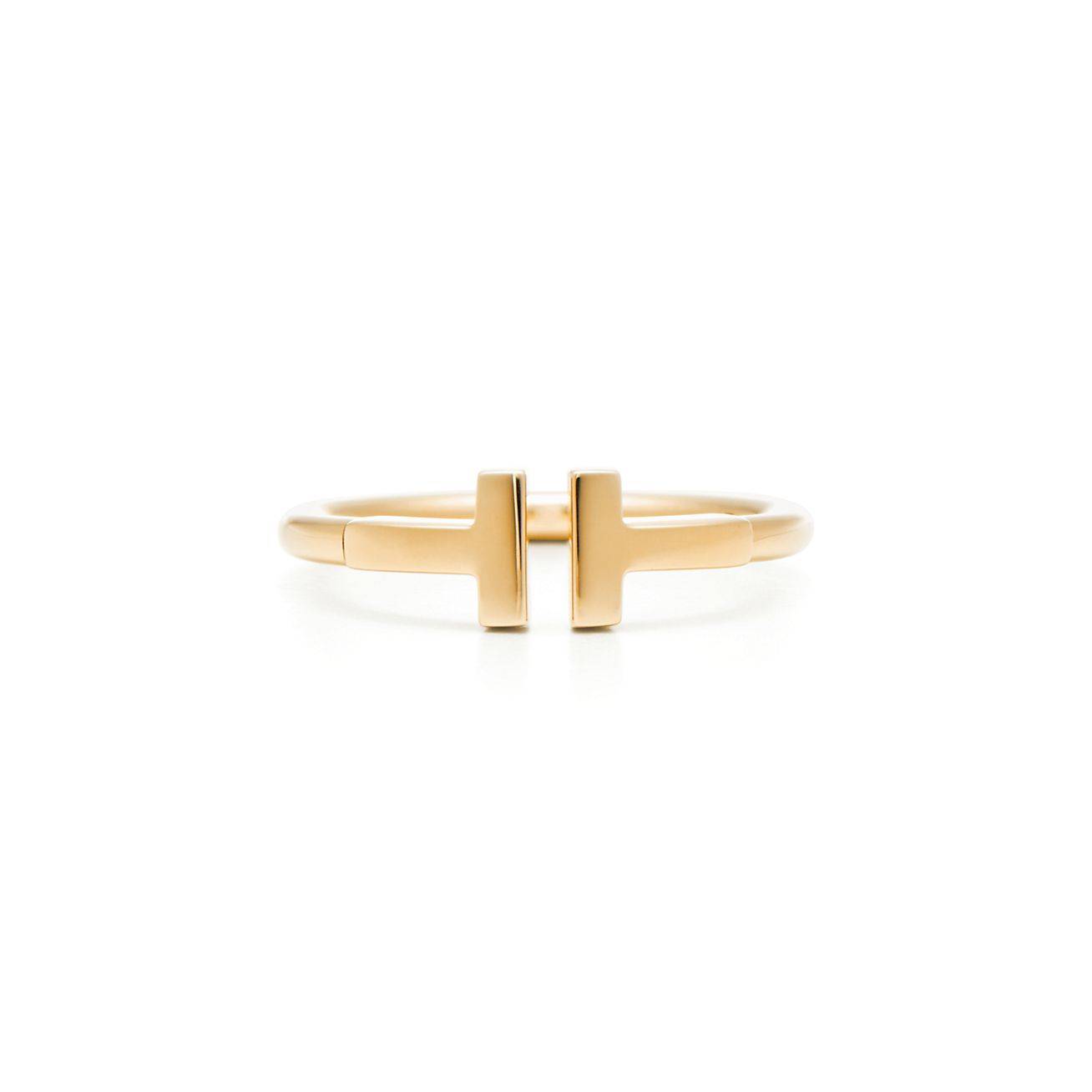 TIFFANY T WIRE RING IN 18K GOLD