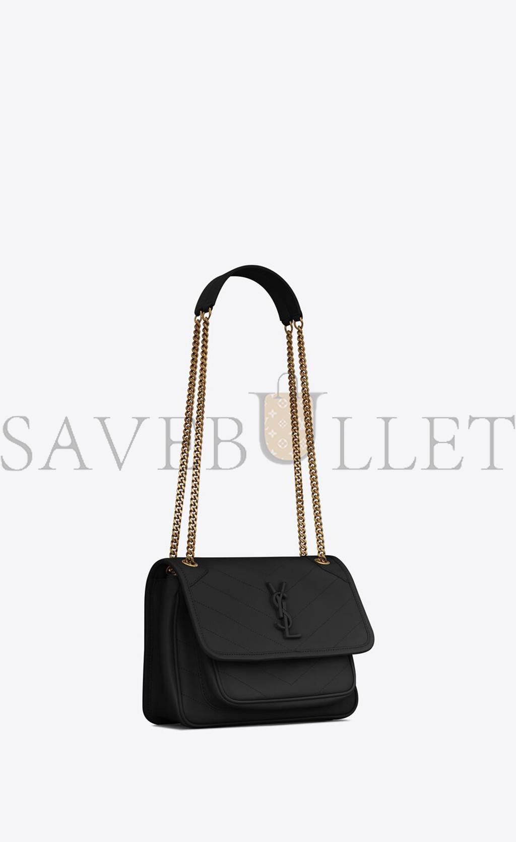 YSL NIKI BABY CHAIN BAG IN LAMBSKIN 6331601EL071000 (21*16*7.5cm)